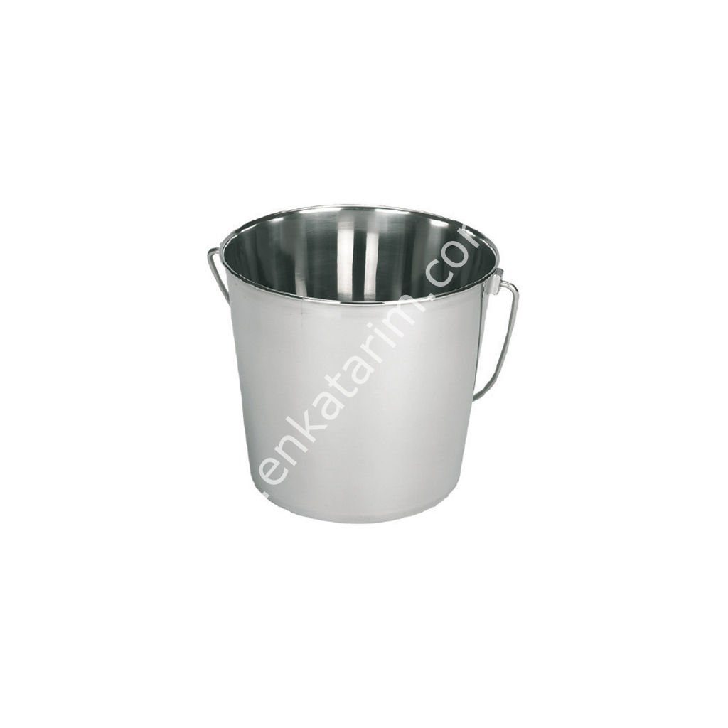 6 lt paslanmaz süt kovası