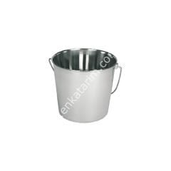 6 lt paslanmaz süt kovası