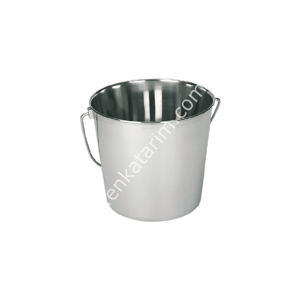 8 lt paslanmaz süt kovası