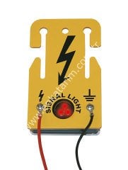 Sinyal lambası, elektrikli çit sistemlerinde kullanılmak için