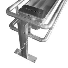 180 lt paslanmaz devirmeli yalak, 3 mt