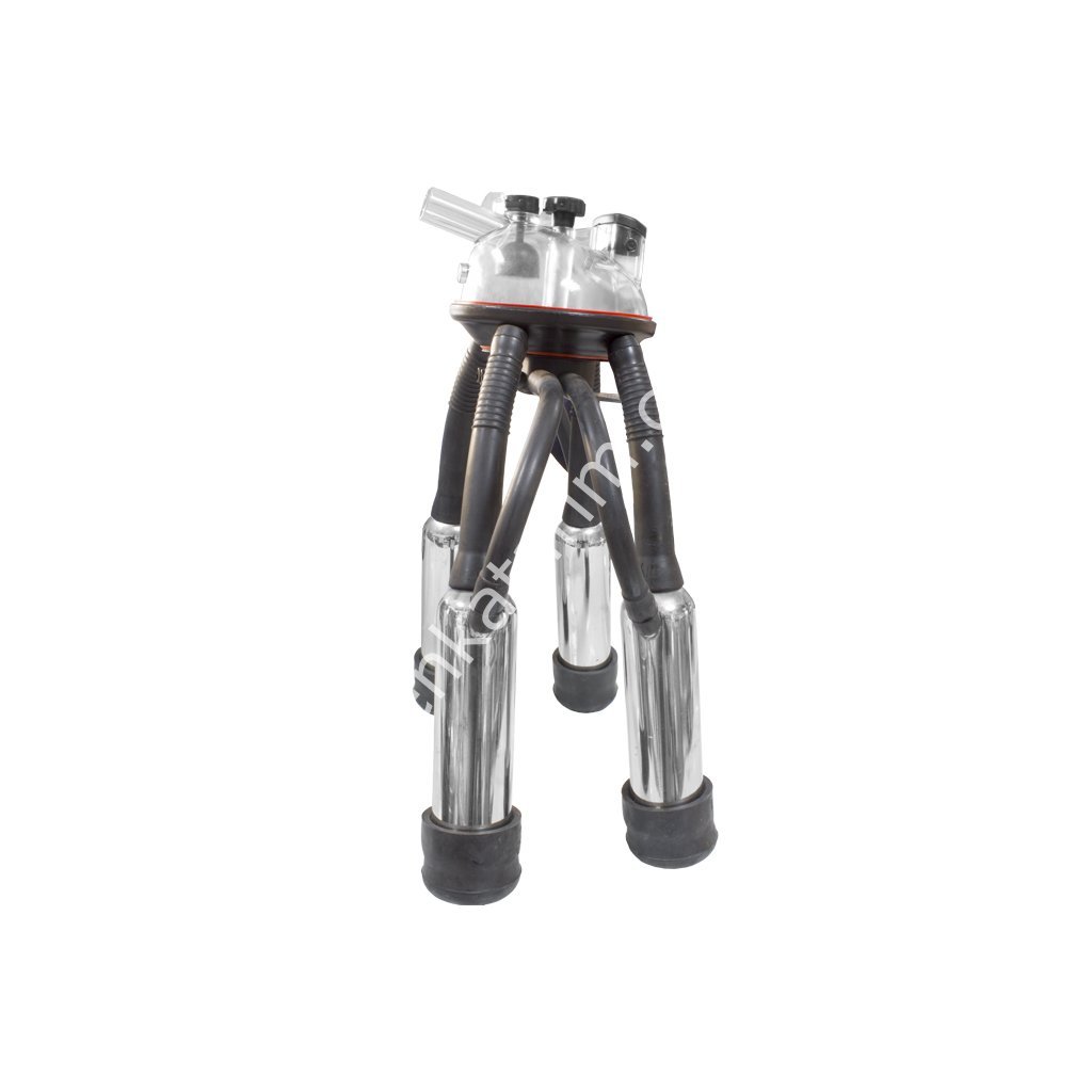 Uzun kauçuk memelikli krom kılıflı Ø 27 mm 340 ccm inek pençeli inek sağım demedi