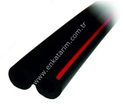 7 x 14 mm kauçuk ikiz vakum hortumu