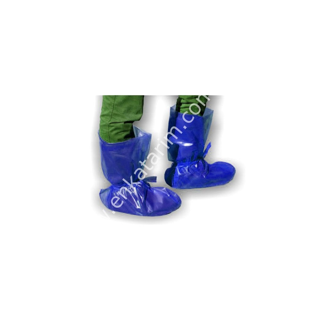 Tek kullanımlık tek lastikli galoş çizme, 140 Mikron, 25 çift/paket