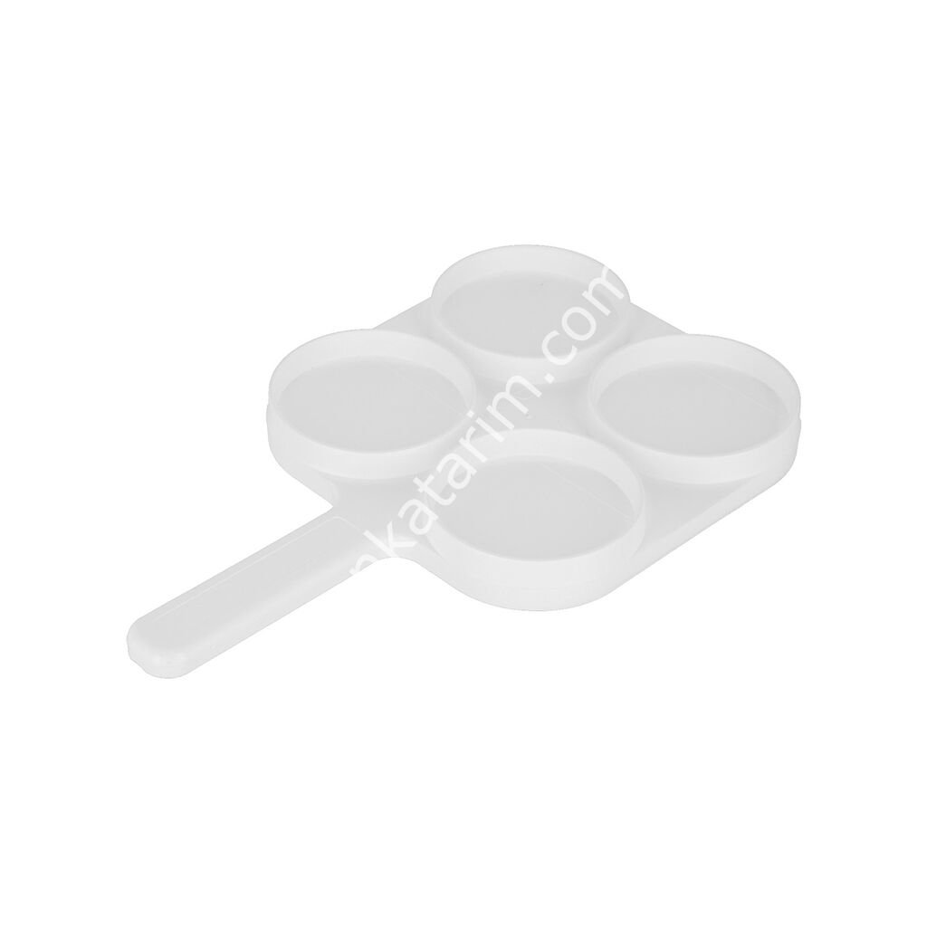 Shalm mastitis test plakası, beyaz