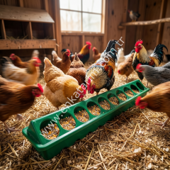 50 cm plastik güvercin ve tavuk yemliği