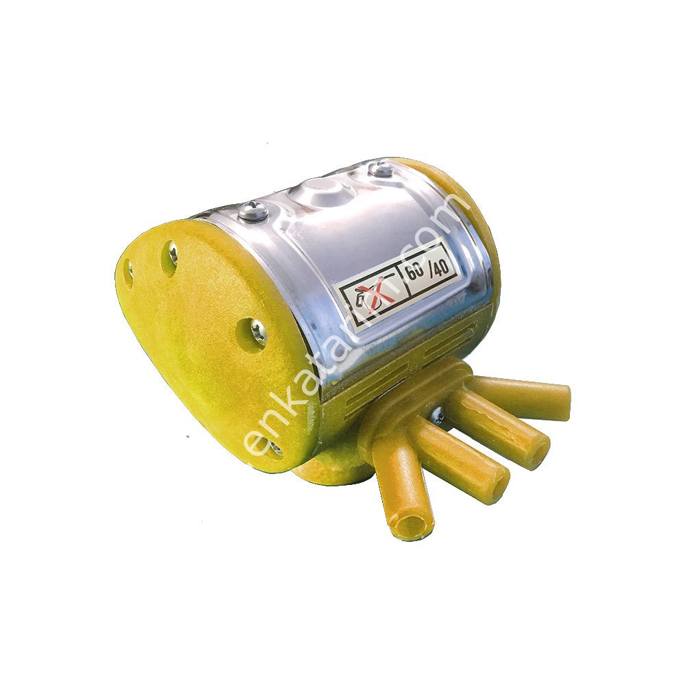 İnek pulsatörü, sarı, 4 çıkışlı, 60/40, 60 puls