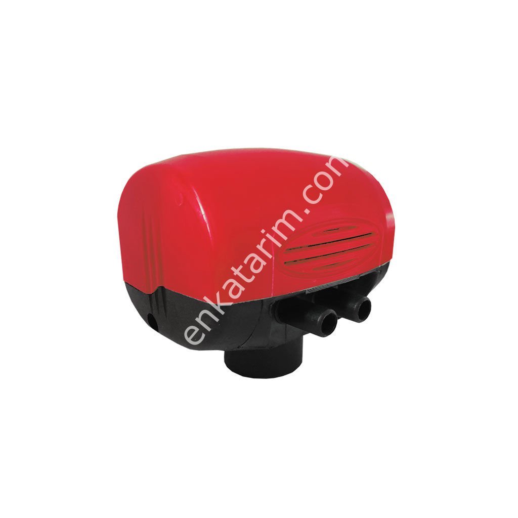 Enpuls inek için mekanik pulsatör, 2 çıkışlı, plastik kapaklı, 60/40, 60 puls, kırmızı