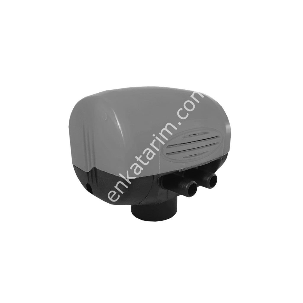 Enpuls inek için mekanik pulsatör, 2 çıkışlı, plastik kapaklı, 60/40, 60 puls, gri