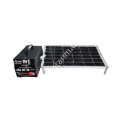 Enkashock güneş enerjili elektrizatör (solarlı) seti, 50W