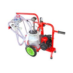 SM 700 Kompakt Mini tek güğüm tek sağım alüminyum güğümlü kuru süt sağım makinesi, koyun için