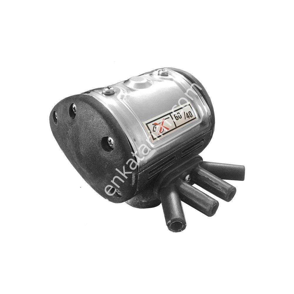 Koyun pulsatörü, siyah, 4 çıkışlı, 50/50, 120 puls