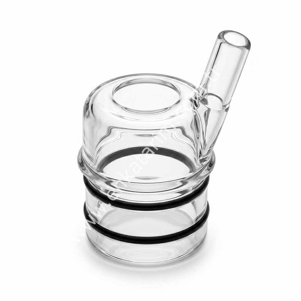 24 mm şeffaf memelik plastiği (kadeh), 2 o-ringli