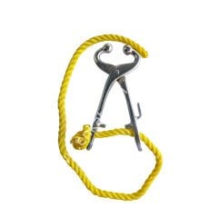 İpli ve kancalı 21 cm burunsallık, paslanmaz