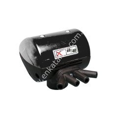 İnek pulsatörü, plastik kapaklı, 4 çıkışlı, siyah, 60/40, 60 puls