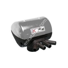 İnek pulsatörü, plastik kapaklı, 4 çıkışlı, gri, 60/40, 60 puls