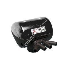 Keçi için mekanik pulsatör, 4 çıkışlı, plastik kapaklı 60/40, 90 puls, siyah