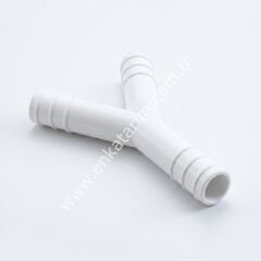Küçük boy Y boru, 8.5 mm, koyun ve keçi sağım demedi için