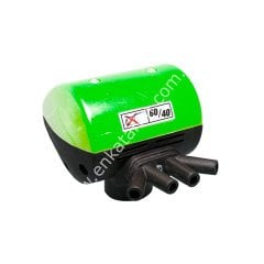 Keçi için mekanik pulsatör, 4 çıkışlı, plastik kapaklı 60/40, 90 puls, yeşil