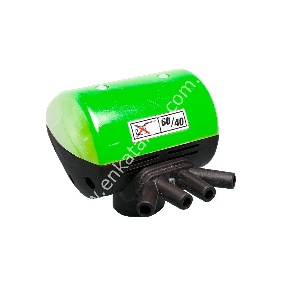 Koyun için mekanik pulsatör, 4 çıkışlı, plastik kapaklı 50/50, 120 puls, yeşil