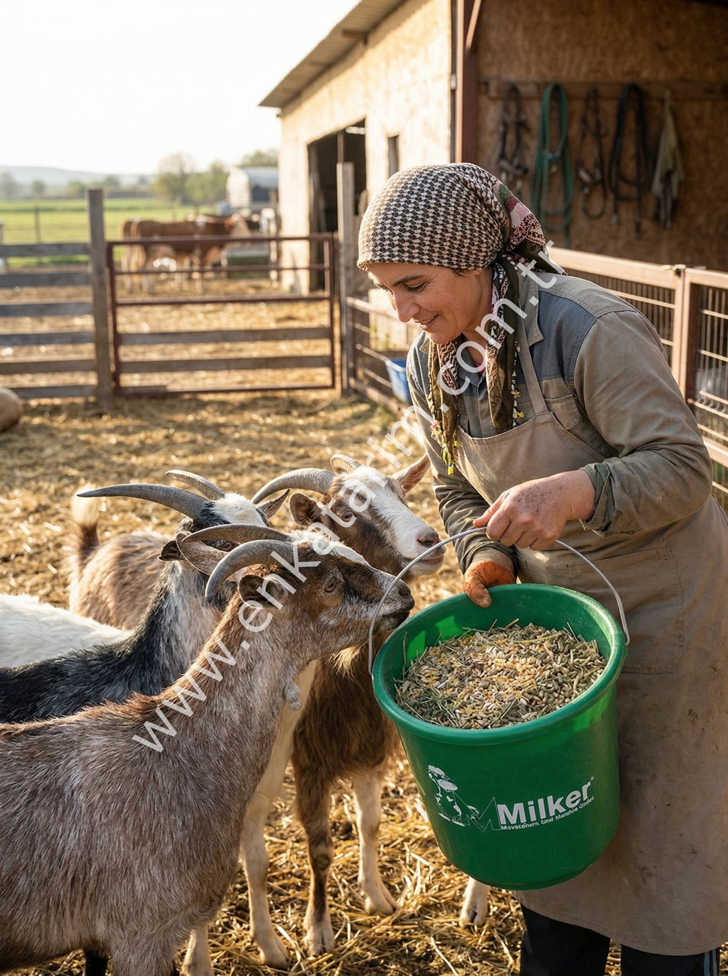 15 lt yemleme kovası, yeşil