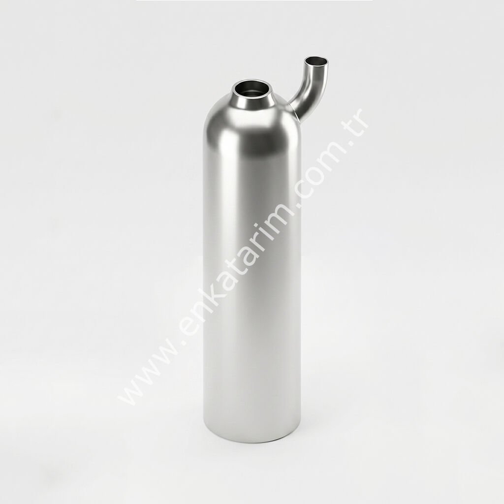 Paslanmaz memelik kılıfı, 17 x 42 mm