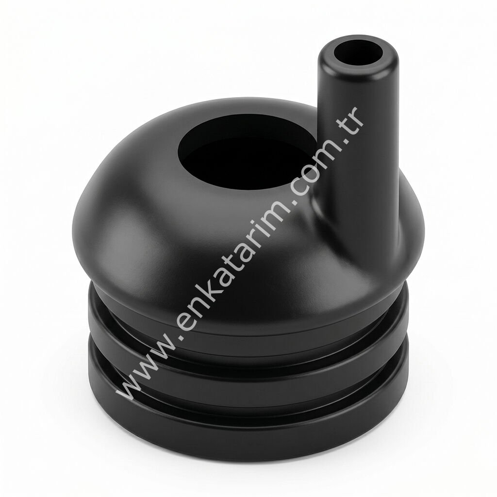 21 mm siyah memelik plastiği (kadeh), 2 o-ringli