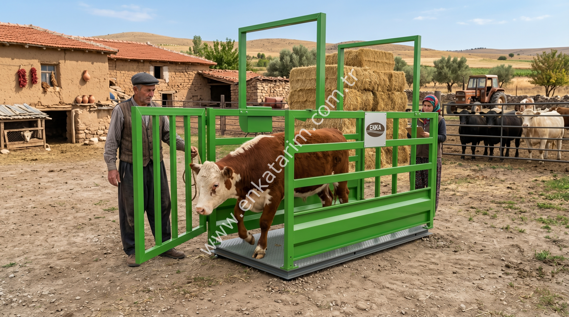 Elektronik hayvan kantarı, 1500kg