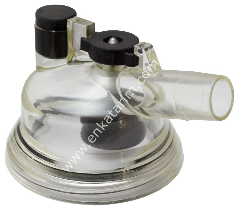 Malzemeli kapak, 175 ccm paslanmaz çelik gövdeli inek pençesi için