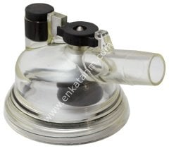 Malzemeli kapak, 175 ccm paslanmaz çelik gövdeli inek pençesi için