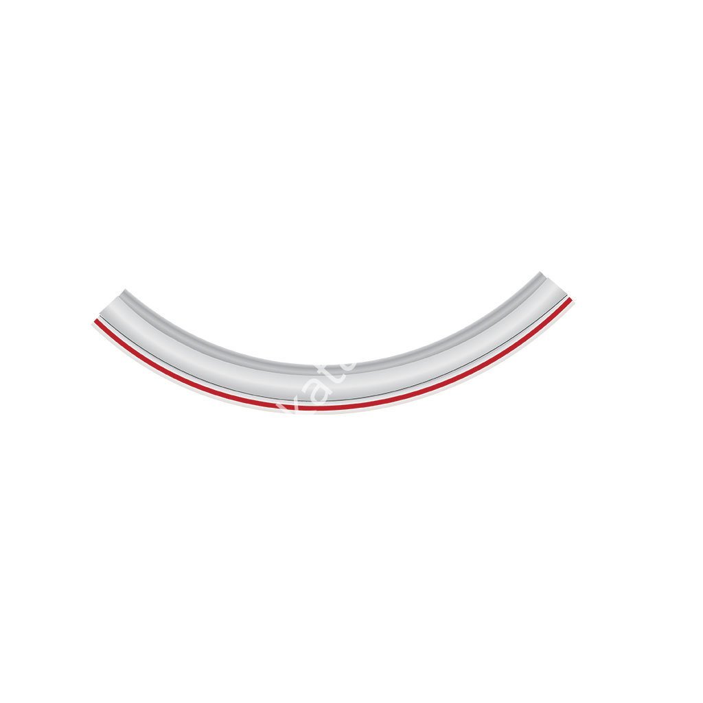 Kırmızı çizgili PVC üçlü hortum (mt)