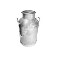 40 lt Z tipi geçme kapaklı alüminyum süt güğümü, Ø 175 mm ağızlı