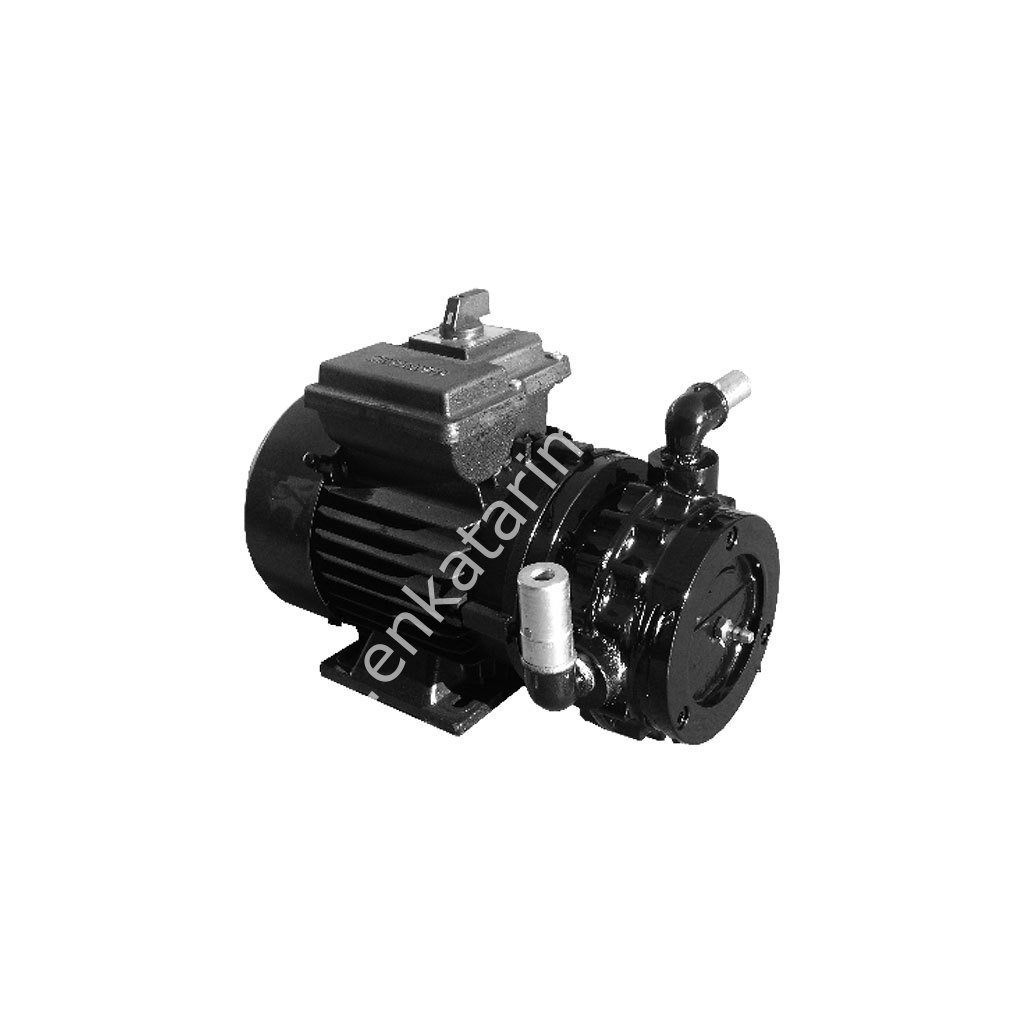 200 lt motora akuple vakum pompası, 70 mm, 0.55 kW, 220V 50Hz, turbo yağlı