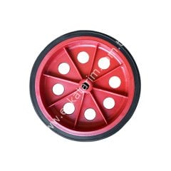 300x60x20 mm delikli kırmızı büyük tekerlek