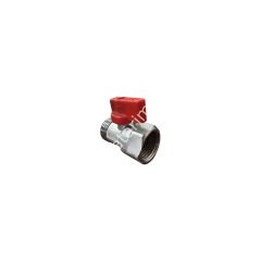 1/2'' x 1/2'' mini küresel vana, pirinç
