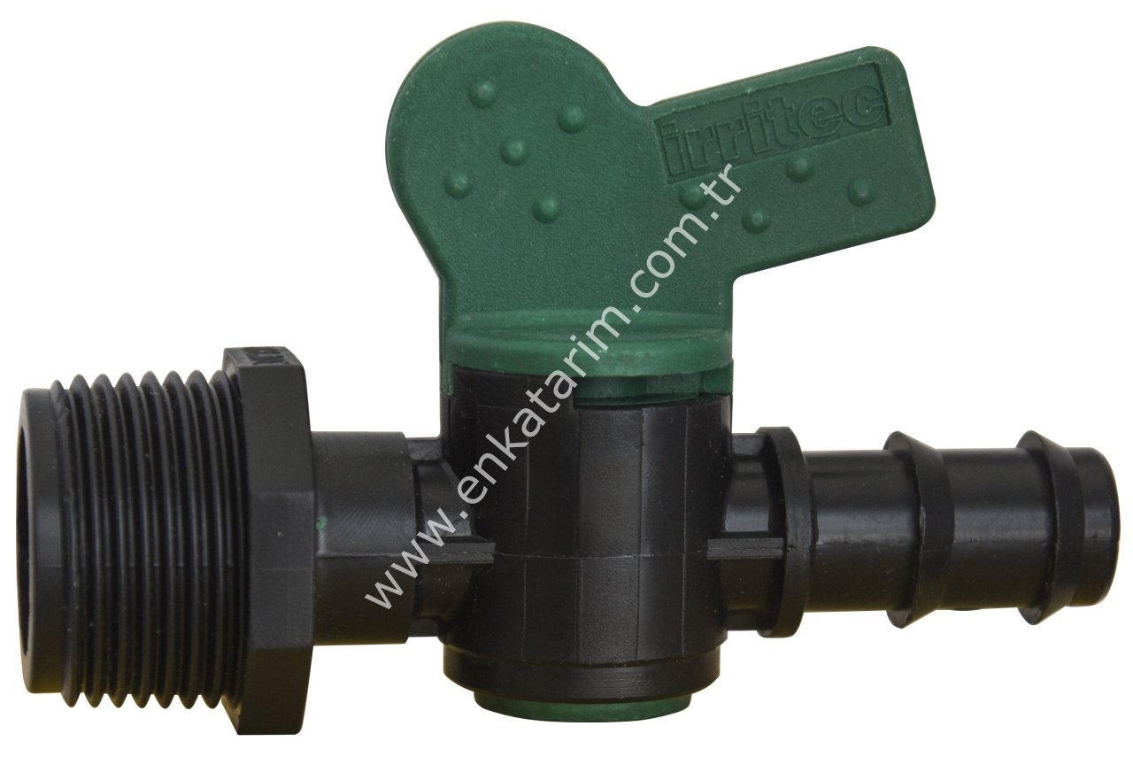 1/2'' x 16 mm mini plastik vana