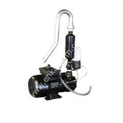 240 lt motora akuple filtreli vakum pompası, 80 mm, 0.75 kW, 220V 50Hz, damlama yağlı