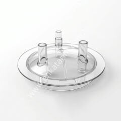 3 çıkışlı Ø 180 mm polikarbon güğüm kapağı
