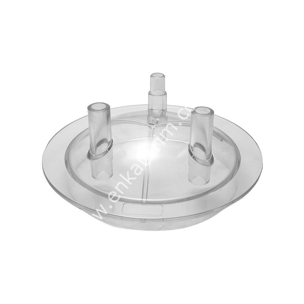 3 çıkışlı Ø 180 mm polikarbon güğüm kapağı