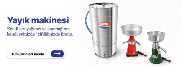 Enka süt işleme makineleri, çiftlikteki işlerinizi kolaylaştırır.